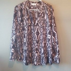 Snake skin blouse